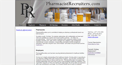 Desktop Screenshot of pharmacistrecruiters.com